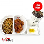 상하이짜장라볶이+불닭치킨-단무지