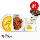 매콤크림떡볶이+불닭치킨-단무지